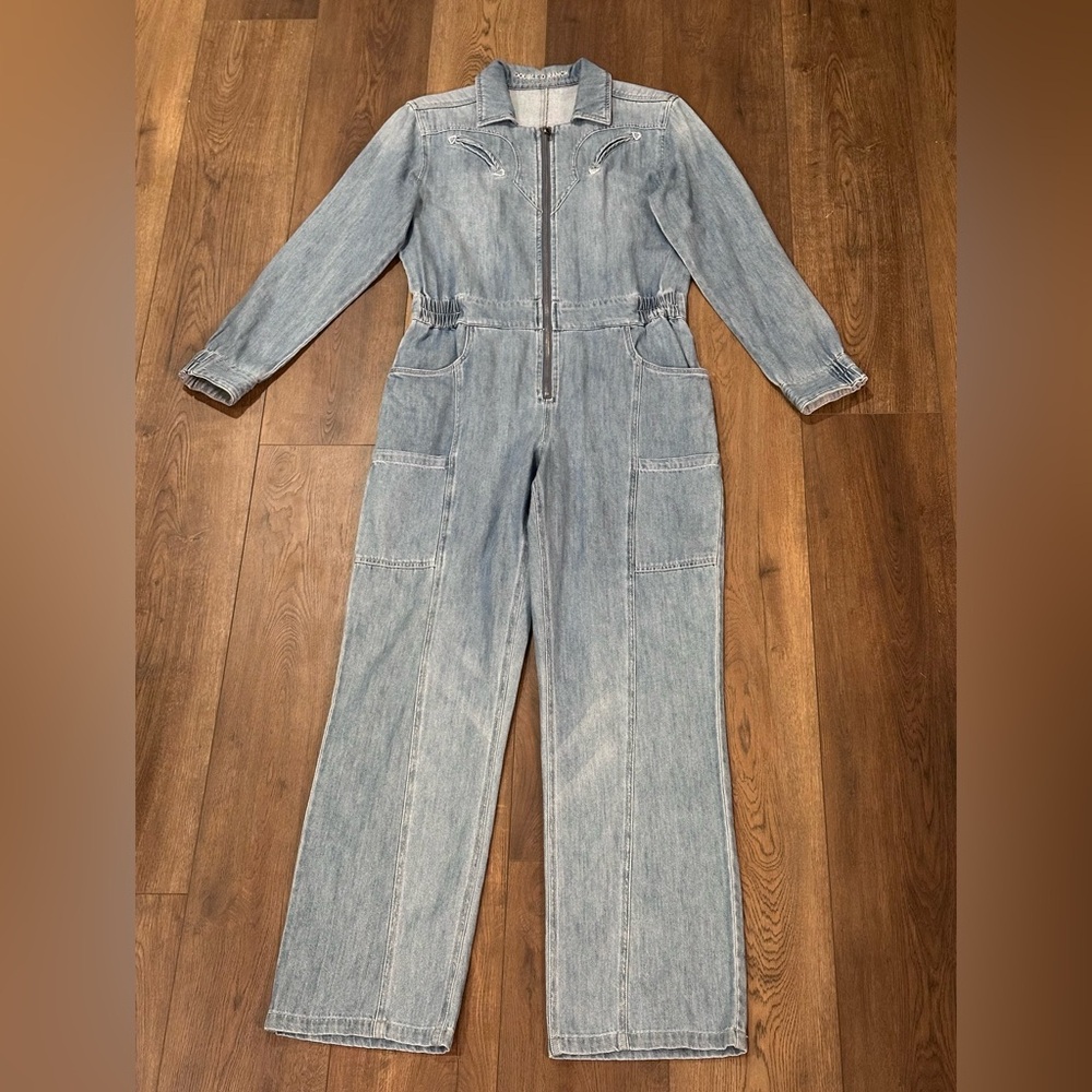 Double D Ranch Denim Jumpsuit Women's Size Medium
